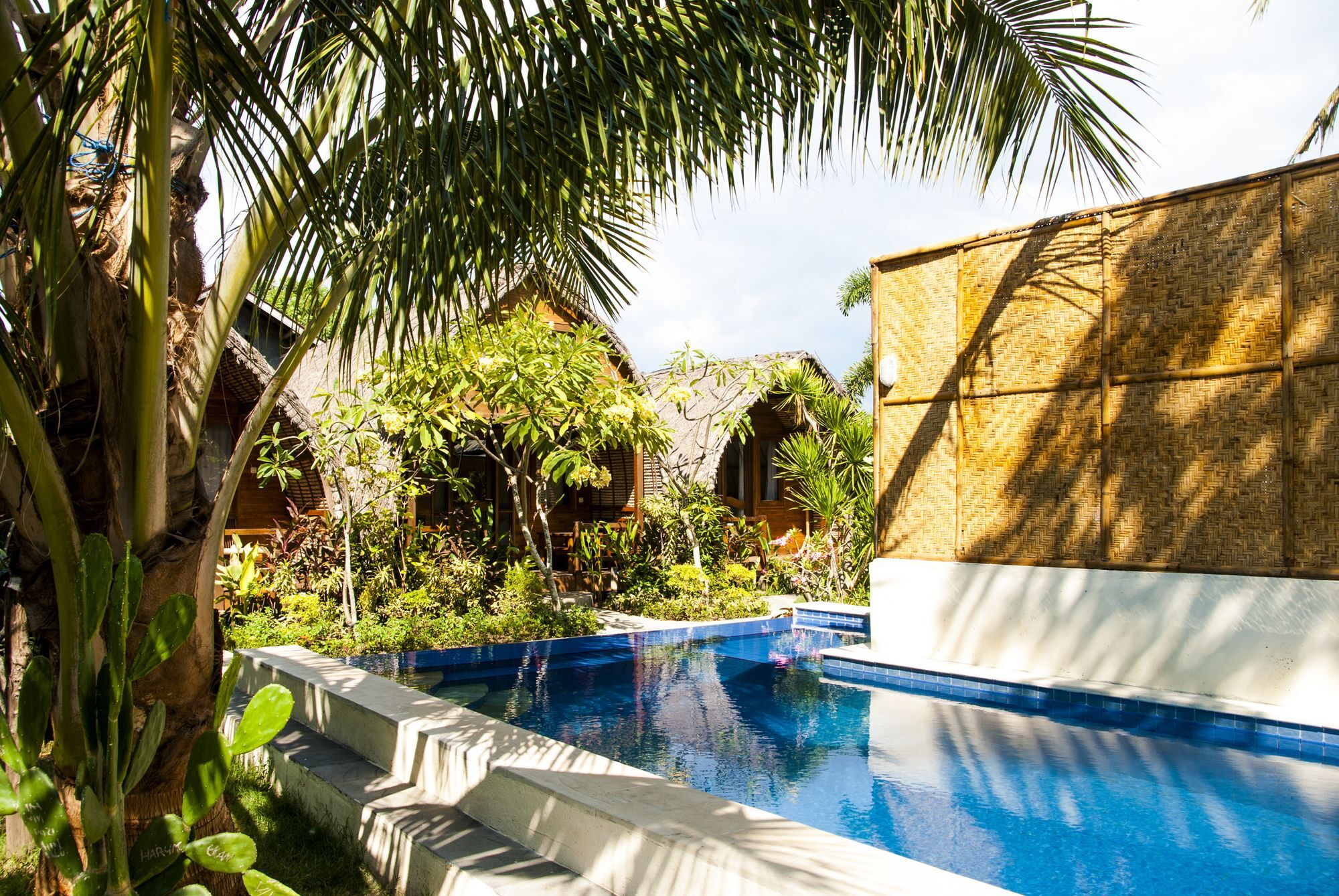 Cotton Tree Cottages Gili Trawangan Buitenkant foto